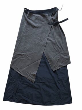 Insane Vintage Cop Copine Maxi Double Layer Skirt Euro Y2K